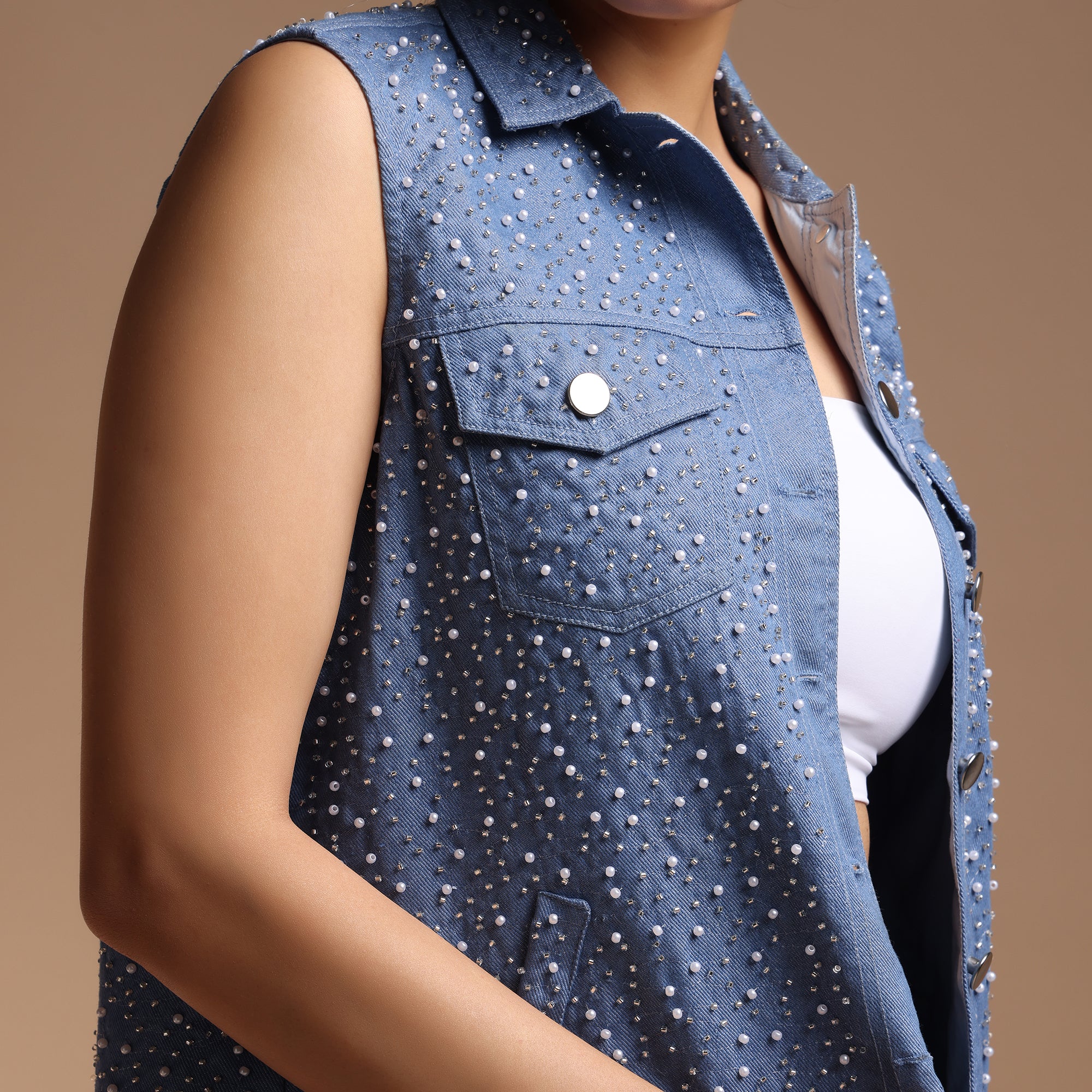 Starry Night Denim Pants